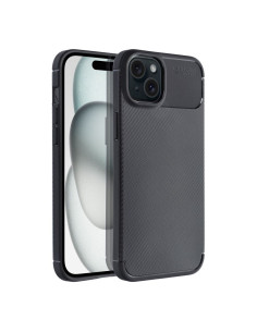 Coque CARBON PREMIUM pour IPHONE 15 Plus noir