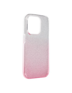 Coque Forcell - SHINING pour IPHONE 15 PRO TRANSPARENT / ROSE