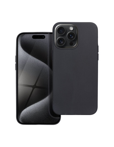 Coque MATT pour IPHONE 15 Pro noir