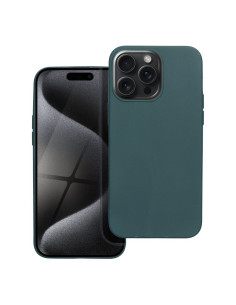 Coque MATT pour IPHONE 15 Pro vert foncé