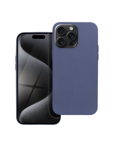 Coque MATT pour IPHONE 15 Pro bleu