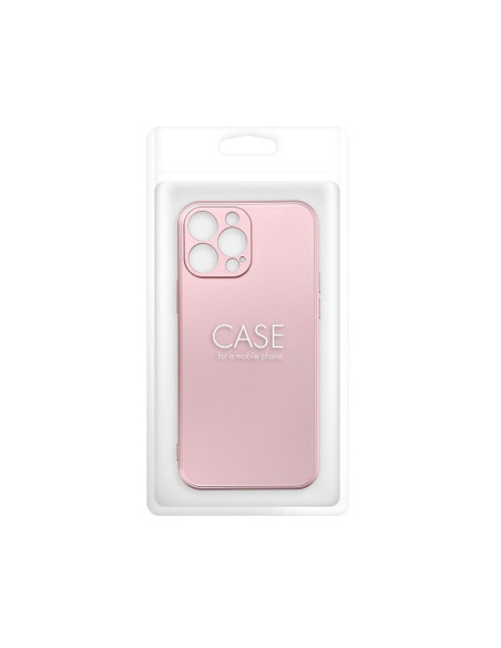 Coque METALLIC pour IPHONE 15 rose