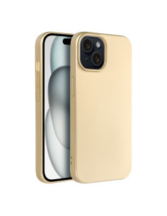 Coque METALLIC pour IPHONE 15 or 2