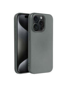 Coque METALLIC pour IPHONE 15 PRO gris 2