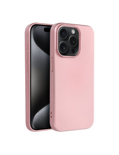 Coque METALLIC pour IPHONE 15 PRO rose 2