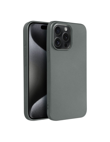 Coque METALLIC pour IPHONE 15 PRO MAX gris