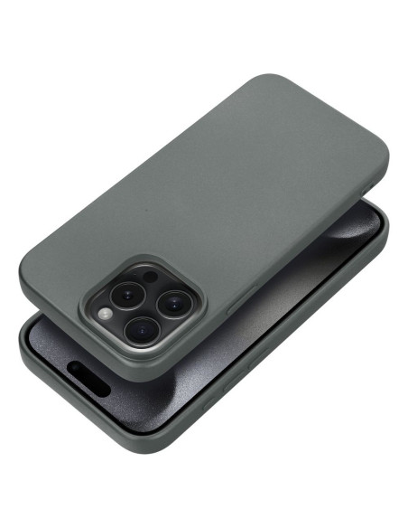 Coque METALLIC pour IPHONE 15 PRO MAX gris