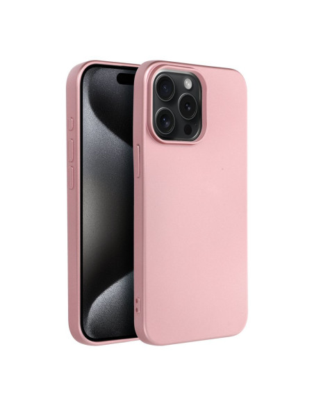 Coque METALLIC pour IPHONE 15 PRO MAX rose