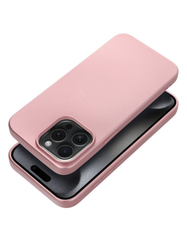 Coque METALLIC pour IPHONE 15 PRO MAX rose