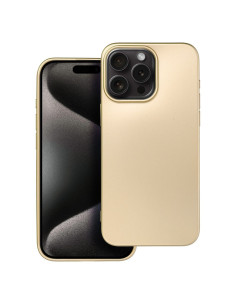 Coque METALLIC pour IPHONE 15 PRO MAX or