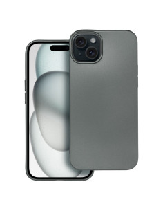 Coque METALLIC pour IPHONE 15 PLUS gris