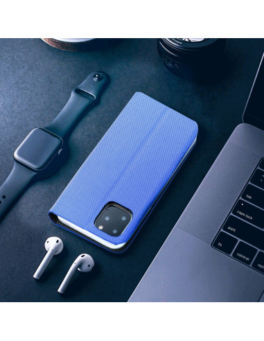Etui SENSITIVE Book pour IPHONE 15 Pro Max bleu marine