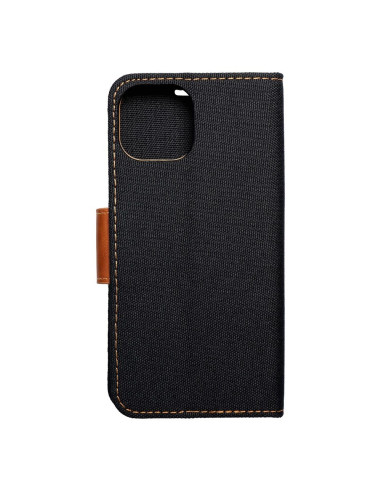 Etui Canvas pour IPHONE 15 noir