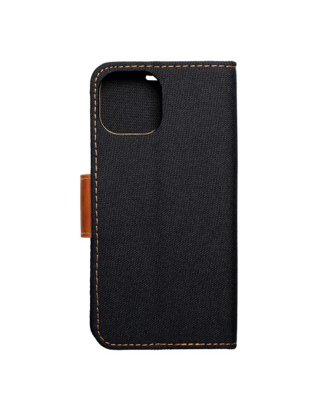 Etui Canvas pour IPHONE 15 noir
