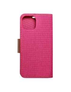 Etui Canvas pour IPHONE 15 rose 2