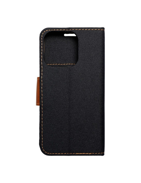 Etui Canvas pour IPHONE 15 Pro noir