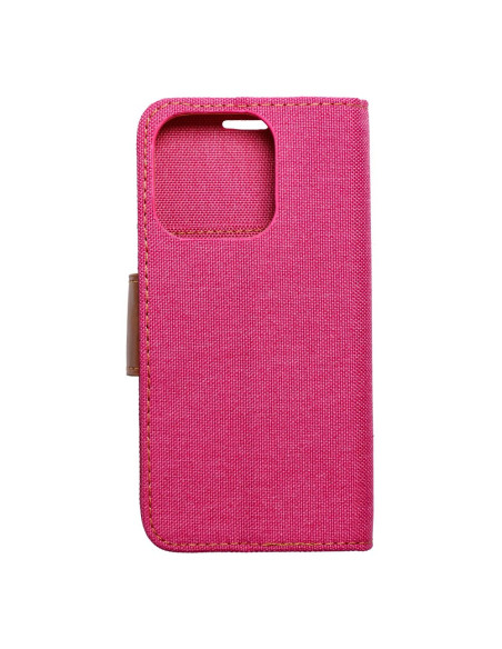 Etui Canvas pour IPHONE 15 Pro rose