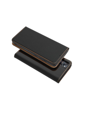 Etui en cuir SMART PRO pour IPHONE 15 Plus noir