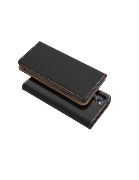Etui en cuir SMART PRO pour IPHONE 15 Plus noir