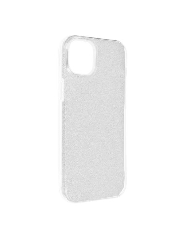 Coque Forcell - SHINING pour IPHONE 15 PLUS ARGENT