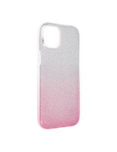 Coque Forcell - SHINING pour IPHONE 15 PLUS TRANSPARENT / ROSE
