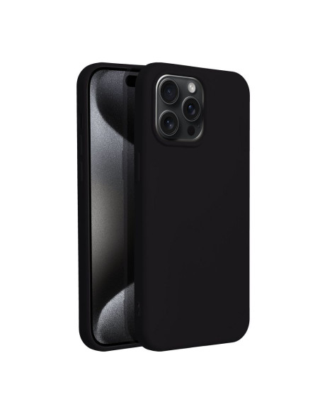 COQUE SILICONE pour IPHONE 15 PRO MAX NOIR