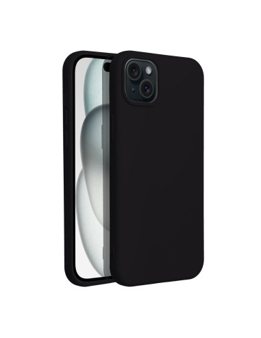 COQUE SILICONE pour IPHONE 15 NOIR