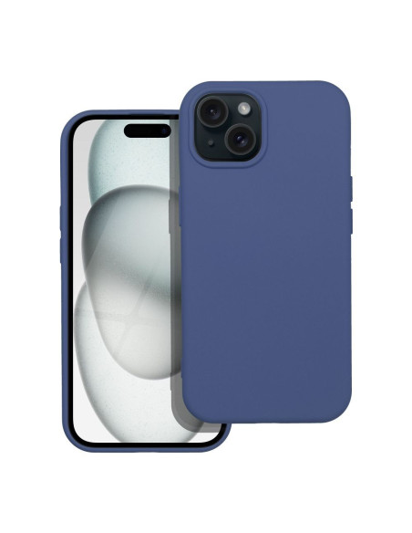 COQUE SILICONE pour IPHONE 15 BLEU