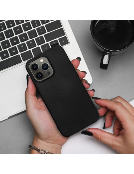 COQUE SILICONE pour IPHONE 15 PRO NOIR