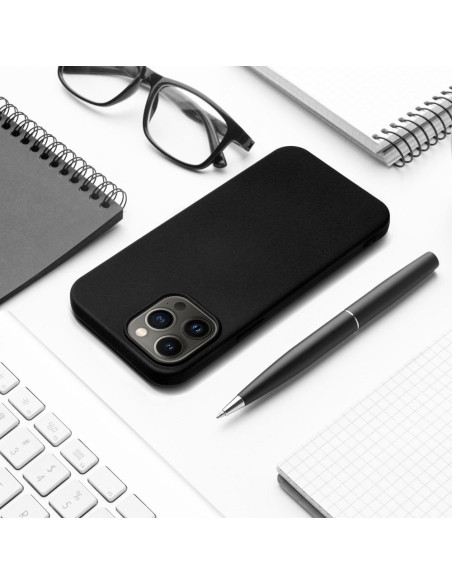 COQUE SILICONE pour IPHONE 15 PRO NOIR