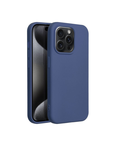 COQUE SILICONE pour IPHONE 15 PRO BLEU