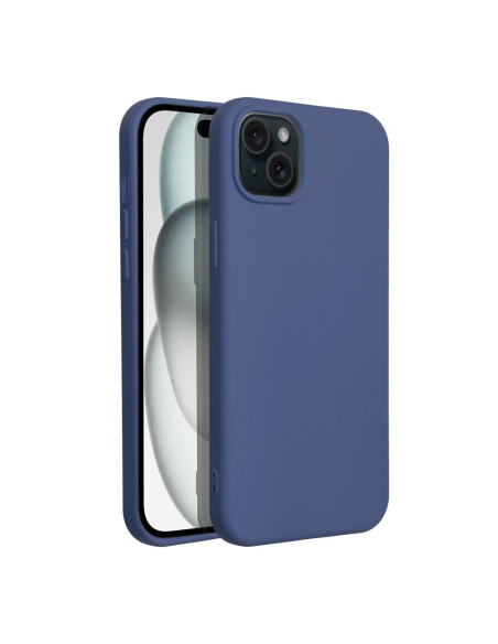 COQUE SILICONE pour IPHONE 15 PLUS BLEU