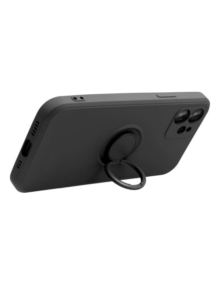 Coque SILICONE RING pour IPHONE 15 PRO noir