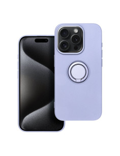 Coque SILICONE RING pour IPHONE 15 PRO violet 2