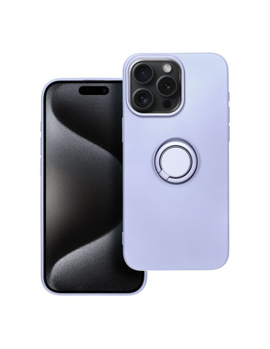 Coque SILICONE RING pour IPHONE 15 PRO MAX violet