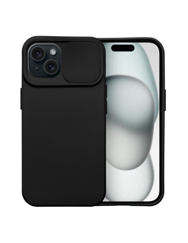 Coque SLIDE pour IPHONE 15 noir