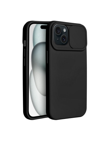 Coque SLIDE pour IPHONE 15 noir