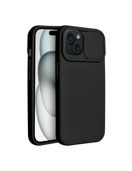 Coque SLIDE pour IPHONE 15 noir