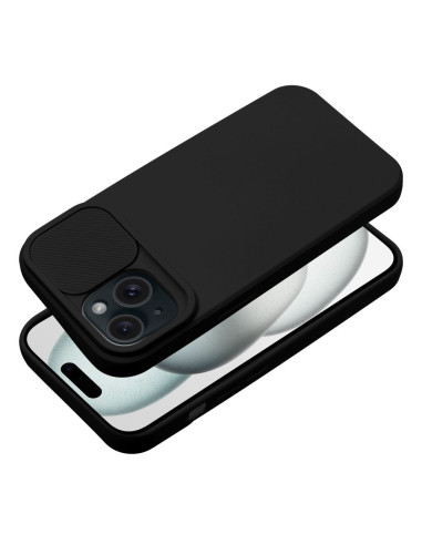 Coque SLIDE pour IPHONE 15 noir