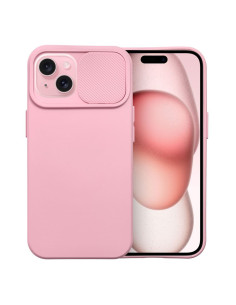 Coque SLIDE pour IPHONE 15 rose clair