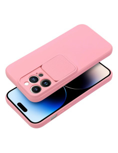 Coque SLIDE pour IPHONE 15 Pro rose vif