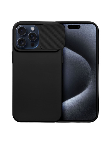 Coque SLIDE pour IPHONE 15 Pro Max noir