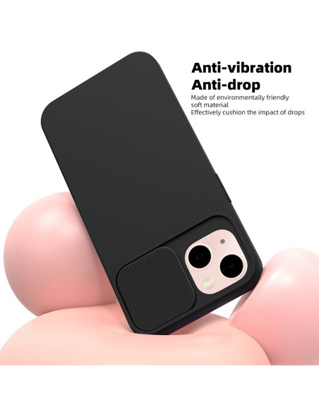 Coque SLIDE pour IPHONE 15 Pro Max noir