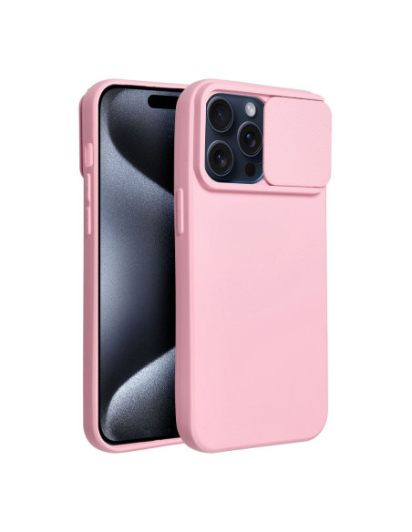 Coque SLIDE pour IPHONE 15 Pro Max rose vif