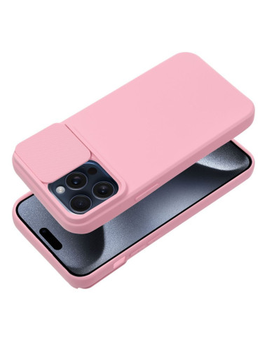 Coque SLIDE pour IPHONE 15 Pro Max rose vif