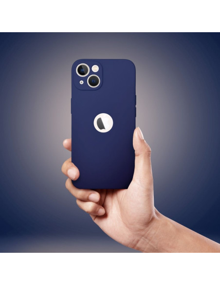 Coque SOFT pour IPHONE 15 bleu foncé