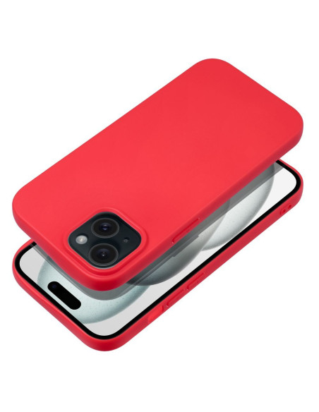 Coque SOFT pour IPHONE 15 rouge