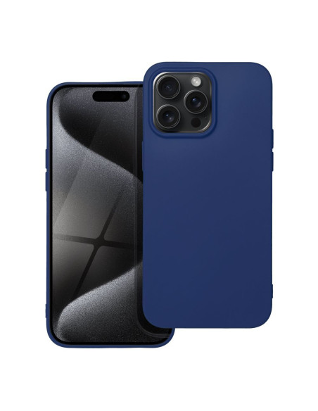 Coque SOFT pour IPHONE 15 PRO MAX bleu foncé
