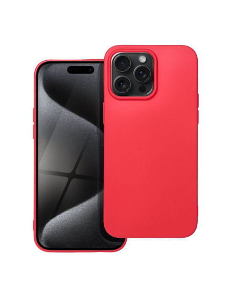 Coque SOFT pour IPHONE 15 PRO MAX rouge
