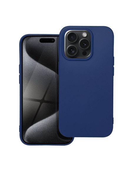 Coque SOFT pour IPHONE 15 PRO bleu foncé